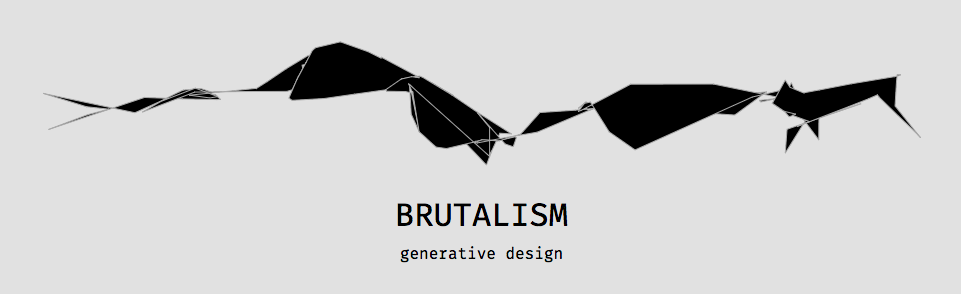 Process Brutalism Logo Vladimir Mitrović